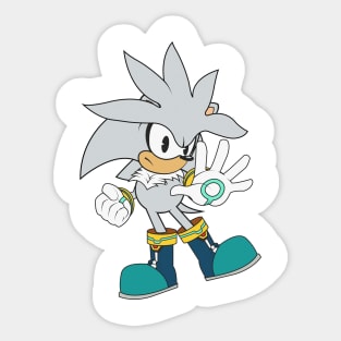 Silver Retro Sticker